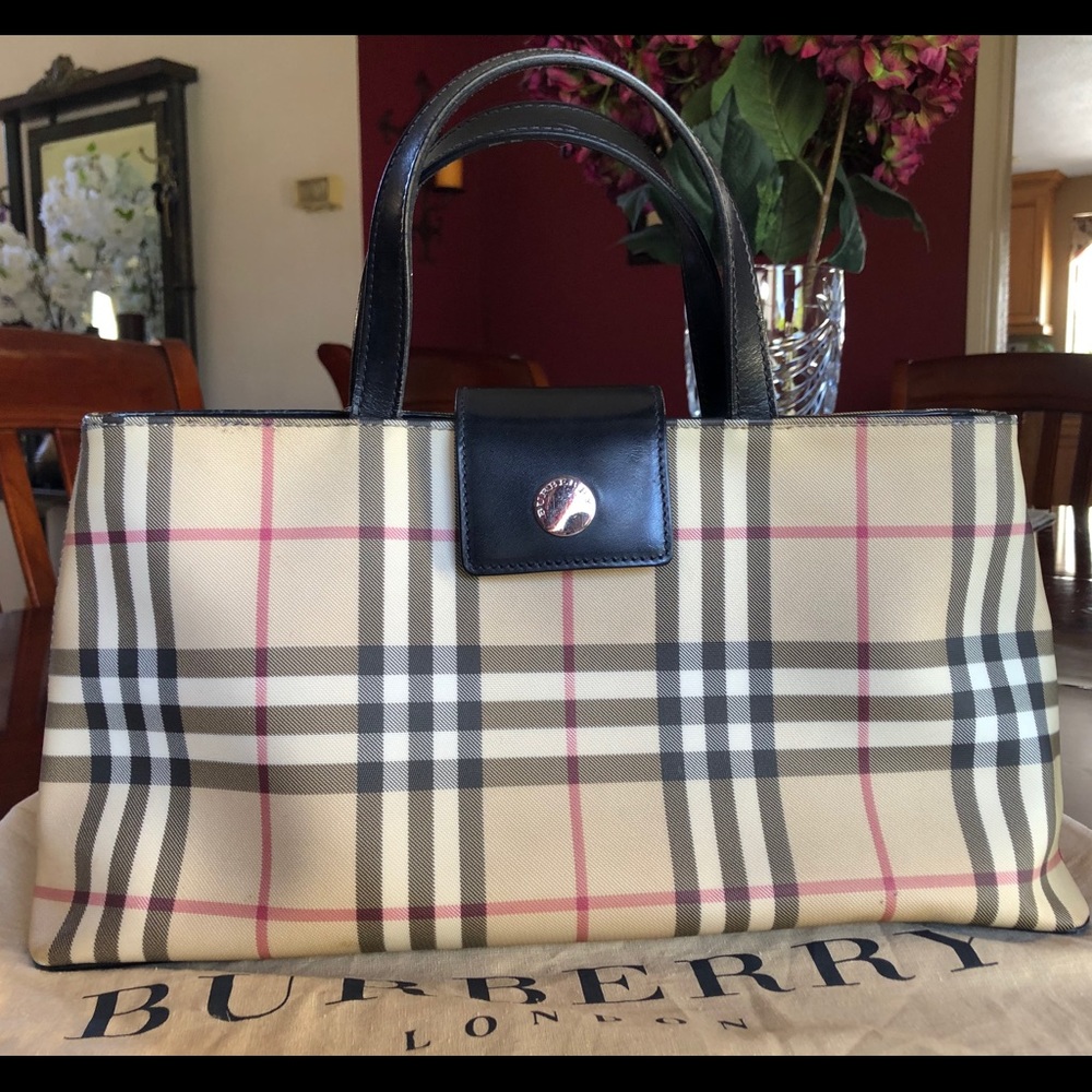 Burberry Vintage Check Medium Bag Rare with Dust Bag
